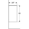 Шкаф GEBERIT SMYLE SQUARE 500,358.JR.1