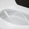 Унитаз-биде подвесной GEBERIT AQUACLEAN TUMA COMFORT 146,294.SI.1 безободковый панель белое стекло